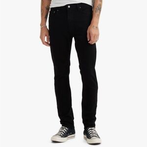 MEN’S BLACK LEVI’S 510 ZIP MIDRISE SKINNY SIZE 38X29